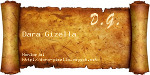 Dara Gizella névjegykártya